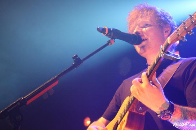 British 'folk-hop' artist Ed Sheeran headlined the 9:30 Club on Saturday evening (Photo: Deanna Saracino / REVAMP.com).